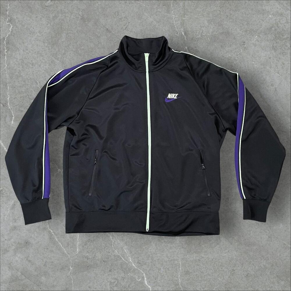 Nike track Suit Zip Jacket purple green black